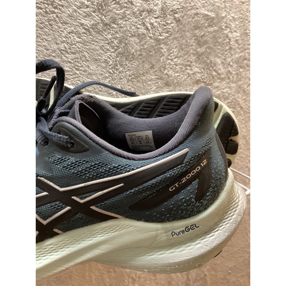 ASICS GT 2000 12 Women's Running Shoes Deep Teal Pink Accent Size 9 - Picture 11 of 11